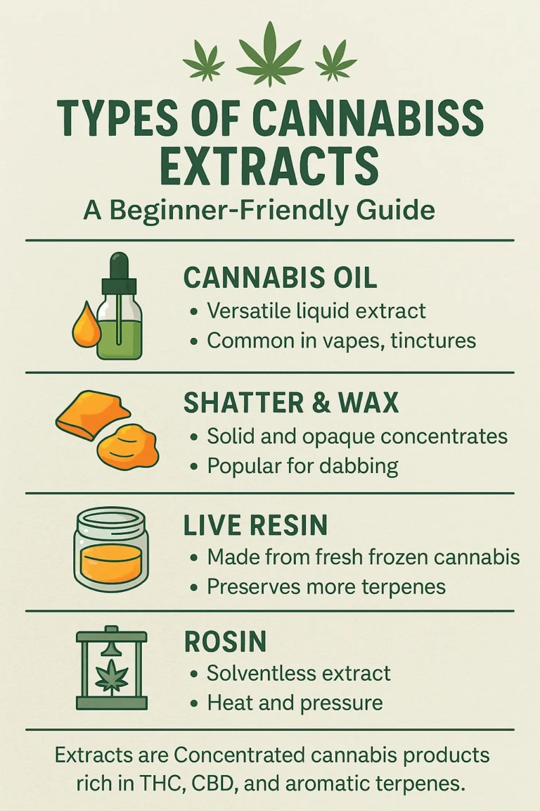 What Are Cannabis Extracts? Guide to Concentrated Cannabis Products